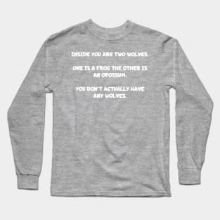 Two wolves tee Long Sleeve T-Shirt